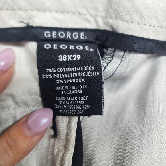 George Classic Fit Flat Front Dress Pants Size 38x29 - Picture 4 of 4
